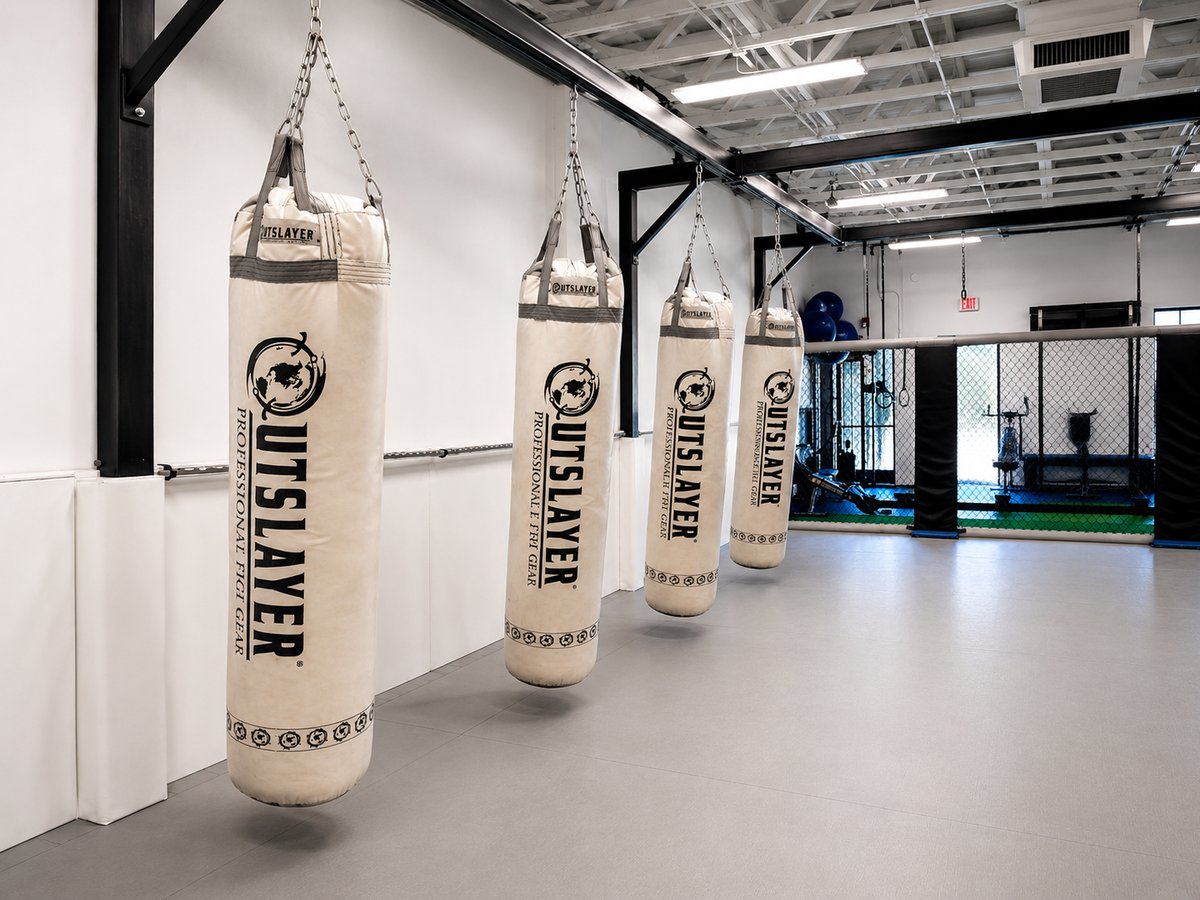 Heavy bag wall