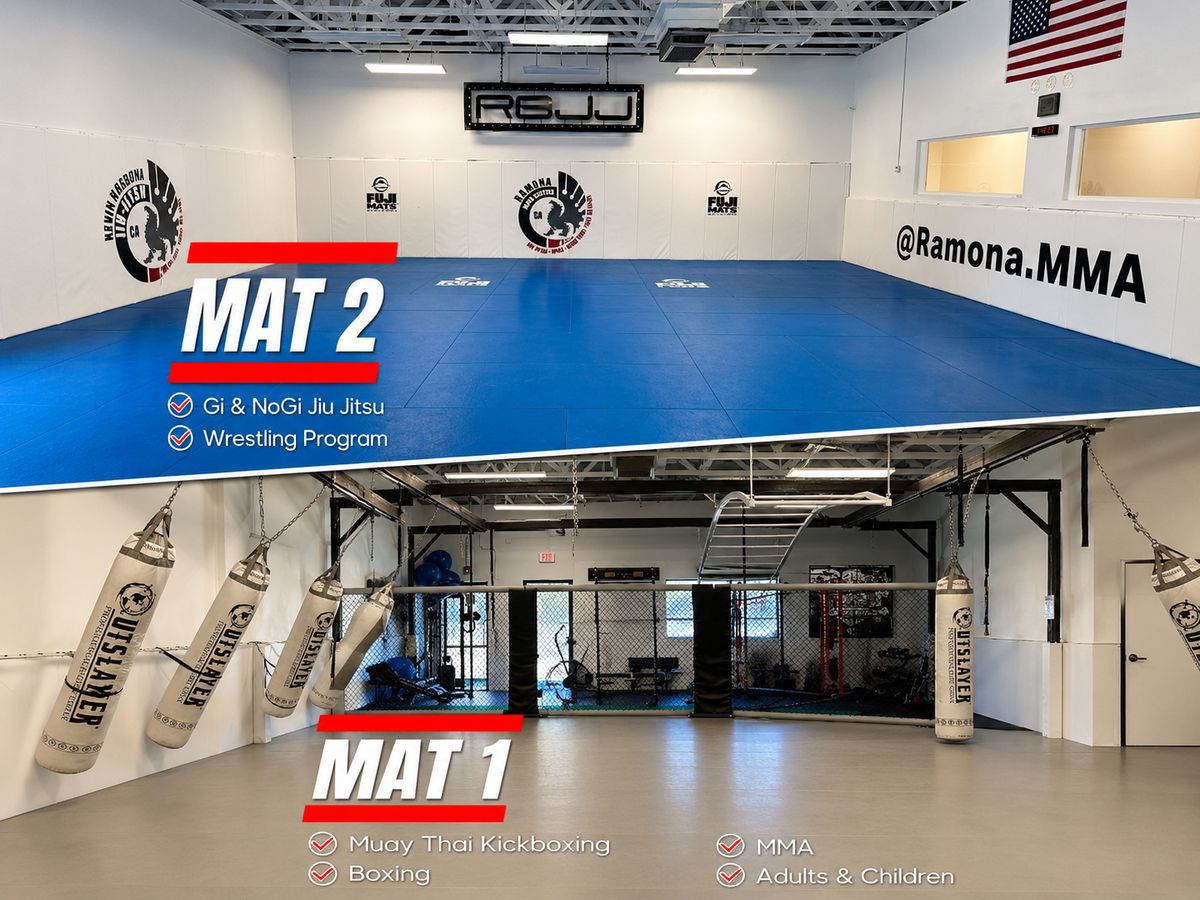 Two full mat rooms
